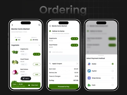 Grocery Ordering App | DeliGroc