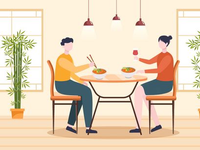 11 Traditional Thai Food Illustration