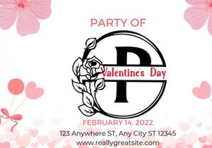 Lovely Valentine Monogram