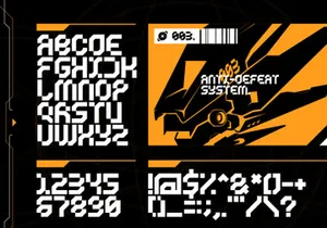 CYKLONE - Futuristic Display Font