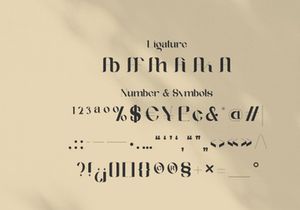 Afteris Moghu Modern/Vintage Font