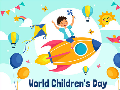 11 World Children's Day Illustration