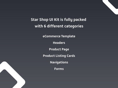 Star Shop e-Commerce UI Kit