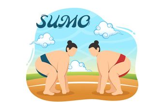 10 Sumo Wrestler Illustration