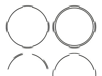 Amazing circle PNG file Pack of 4 preview picture