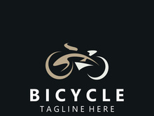 Bicycle icon template design inspiration. Bicycle store Quality symbol vector