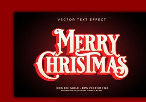 Merry Christmas Text Effect Bundle