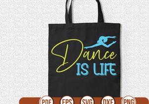 dance is life t shirt Design