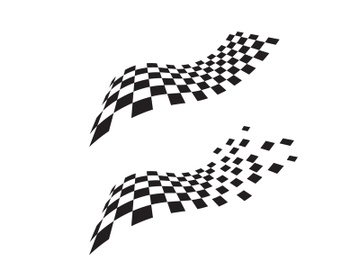 Race flag icon simple design illustration preview picture