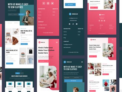 Nisik - Fashion & Taylor Landing Page
