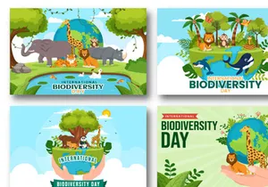 15 World Biodiversity Day Illustration