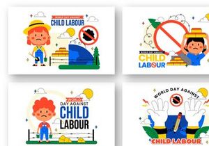 10 World Day Against Child Labour Illustration