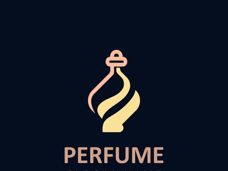 Luxury Perfume logo image cosmetic fragrance shop and business vector design