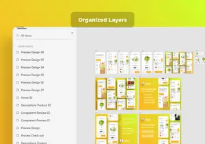 Grocery store App UI Kits