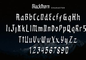 Blackthorn - Display Font