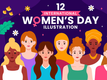 12 International Women's Day Illustration preview picture