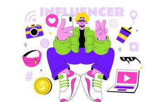 10 Influencers Lifestyle Illustration