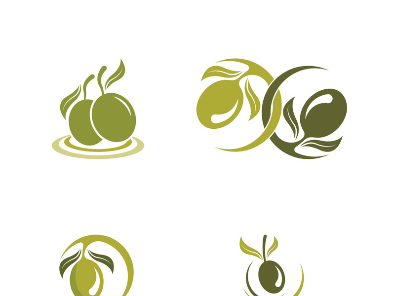 olive icon vector illustration design template