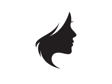 hair woman and face logo and symbols preview picture