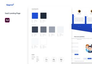 SaaS landing page