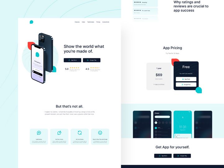 Lugh - App Landing Page