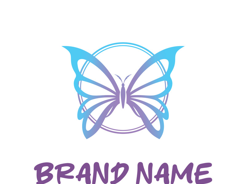 Butterfly logo design