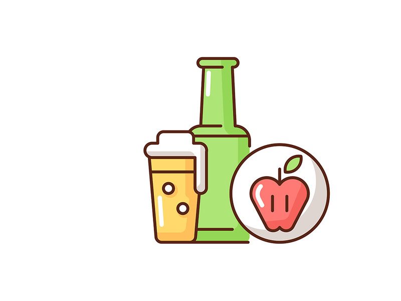 Cider RGB color icon