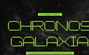 Chronos Galaxia | Pixelated Font
