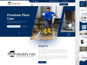 Floor Cleaning Services UI Kit preview picture