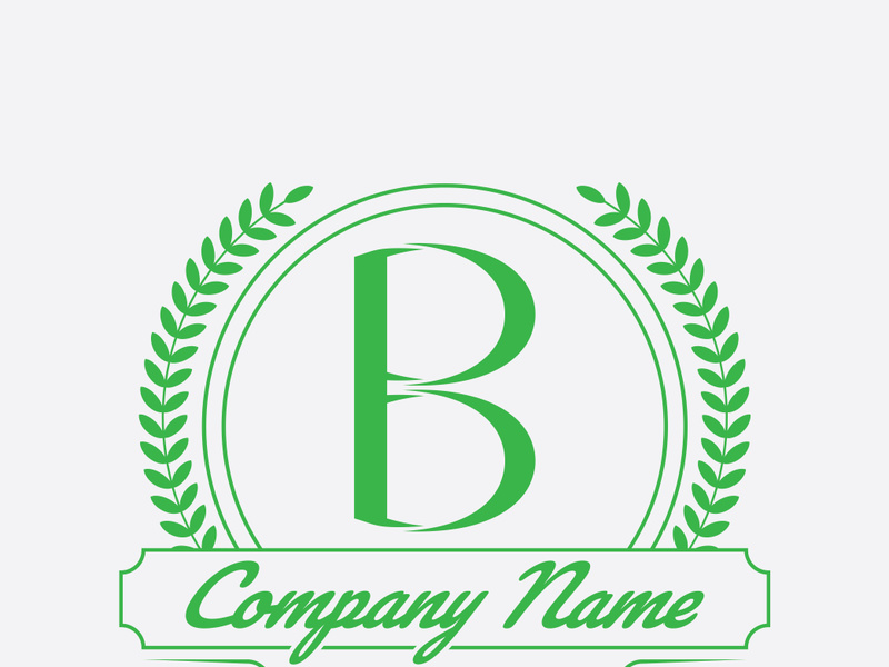 B logo design