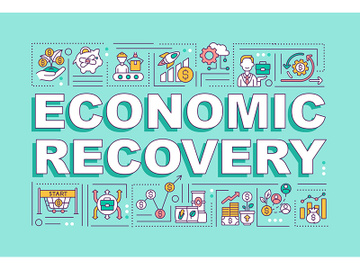 Economic recovery word concepts banner preview picture