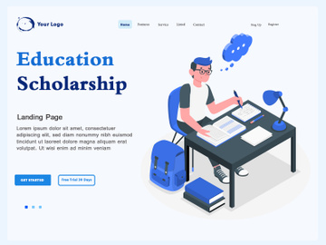 Landing Page Education Scholarship preview picture