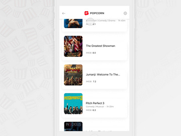 Popcorn Movie Booking App Sketch Resource preview picture