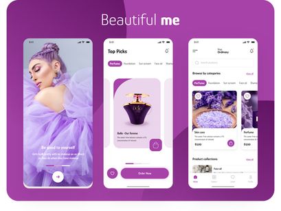 Online/ Retail Skincare Products App