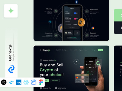 Crypgo Nextjs Tailwind Landing Page