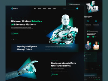 Robotics (AI) Web Page Design preview picture