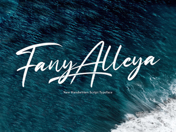 Fany Alleya - Handwritten Font preview picture