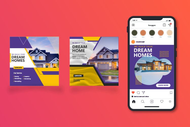 Real Estate Instagram Post Template