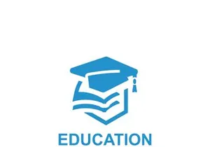 Education smart logo, academy, team, university, school illustration