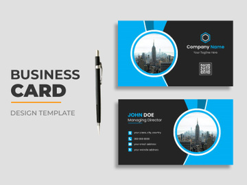 Corporate Business Card Template preview picture