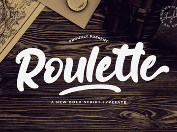Roulette - Bold Script Font preview picture