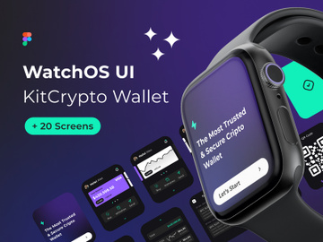 WatchOS UI Kit - Crypto Wallet (Figma) preview picture