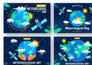 12 World Meteorological Day Illustration