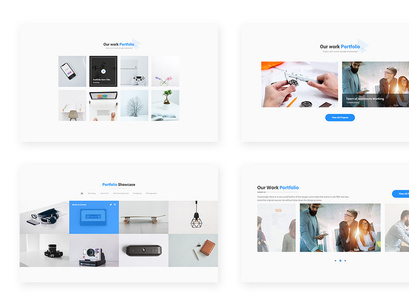 10 Gallery, Portfolio Widget Design for Web-UI Kit