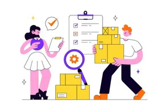 10 Inventory Management Vector Illustration