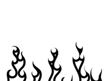 Fire flame background vector illustration design template