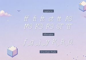 Word Craft | Premium Pixel Font