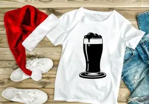 Spilling dark beer in a pint glass