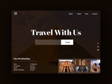 Travel Website And Landingpage Header preview picture