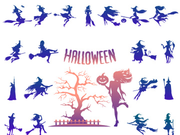 Collection : Witch Halloween Silhouette preview picture